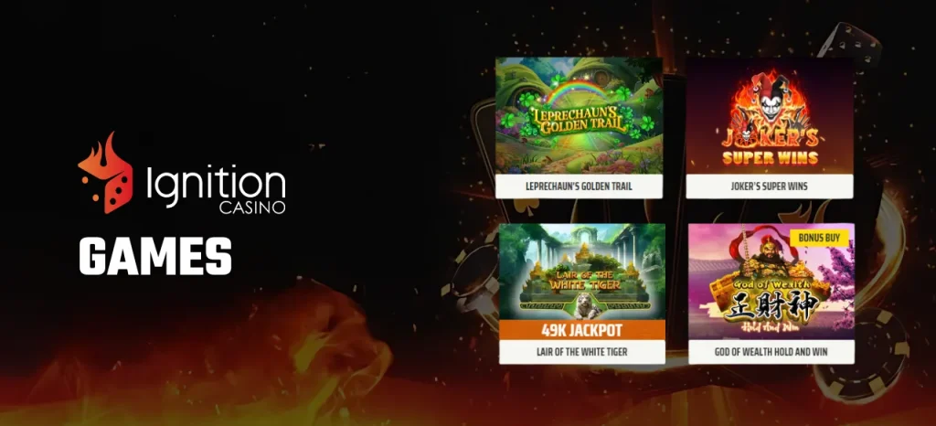 Game Library of Ignition Casino US