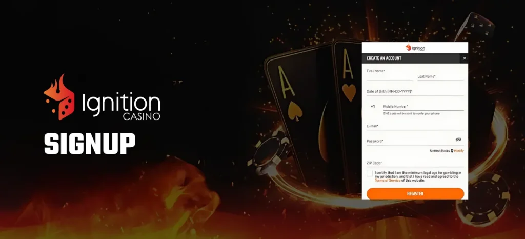Sign Up at Ignition Casino US